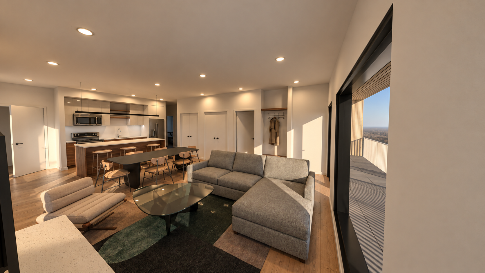 Unit 02 interior at 821 Weatherdon